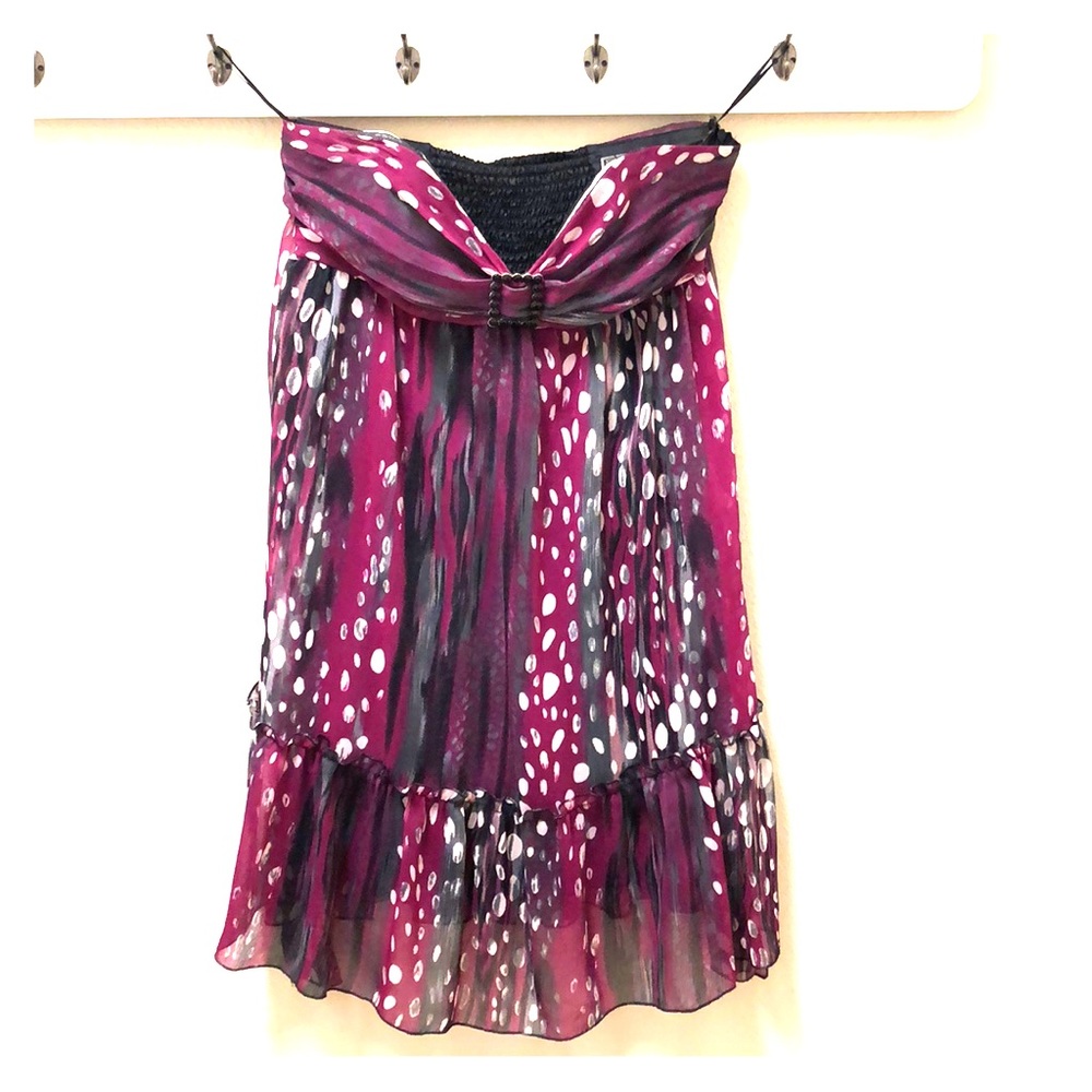 Guess semi formal strapless dress